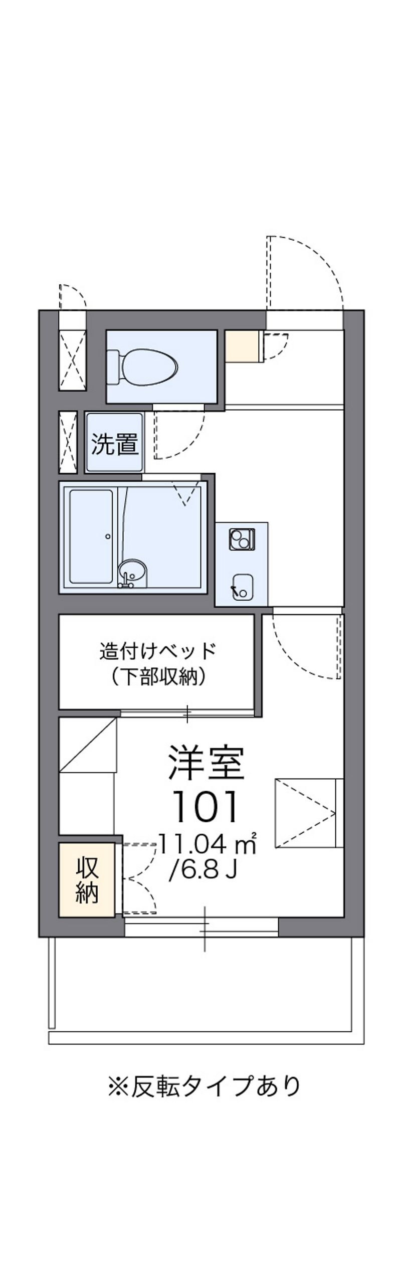 レオパレスＭＯＡＮＡ 間取図