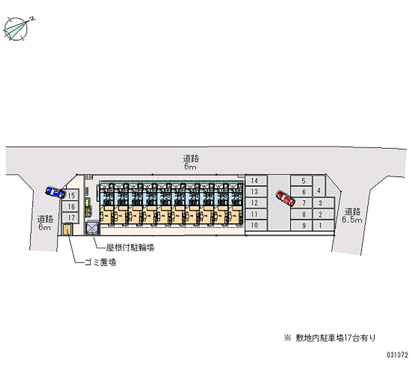 レオパレス春 月極駐車場