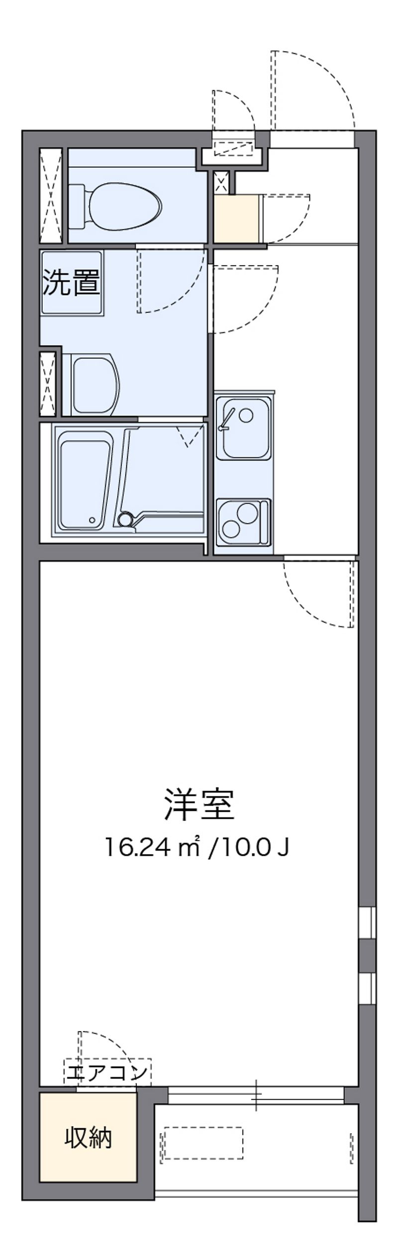 クレイノ伊岐須 間取図