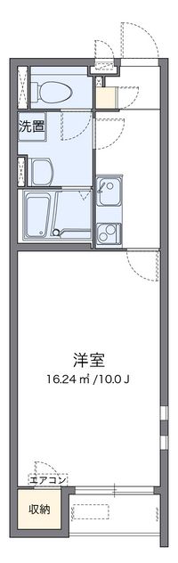 クレイノ伊岐須 間取り図