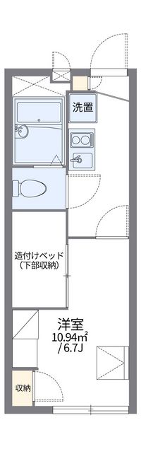 レオパレスイーストピア 間取り図