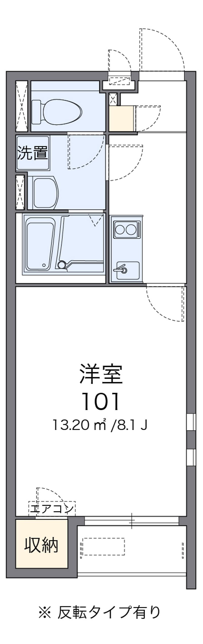 クレイノＭｉｙａｍａⅡ 間取図