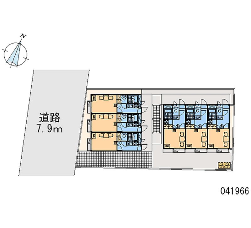 レオパレス若葉 区画図