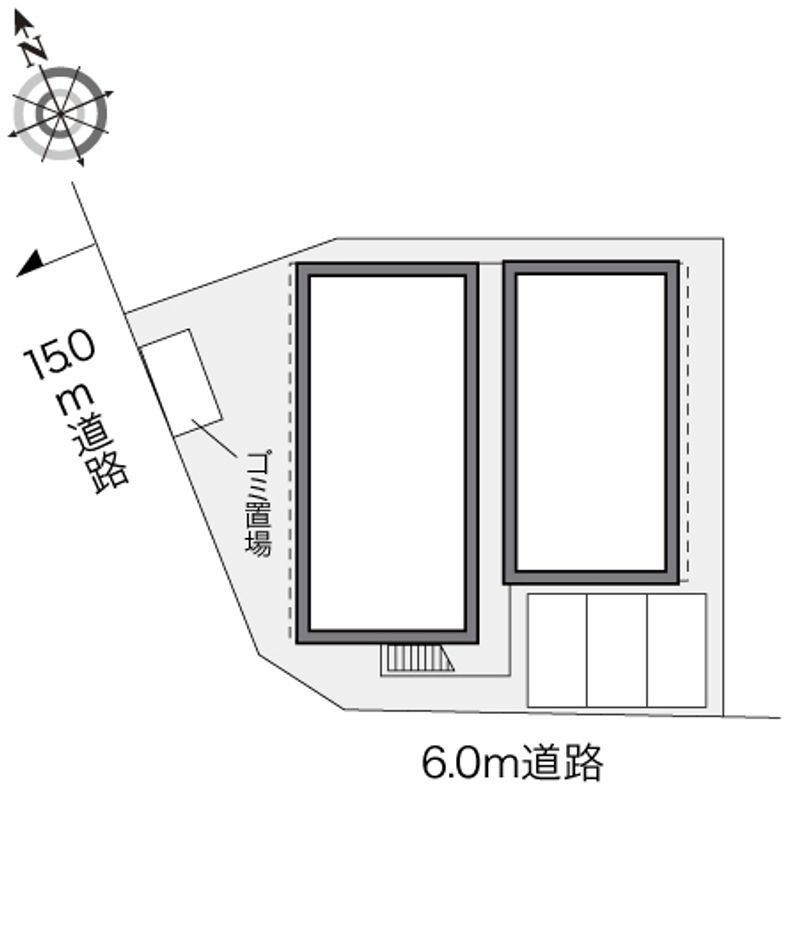 レオパレスパークサイド 配置図
