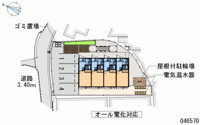 レオパレスエスポワール　鹿島 月極駐車場