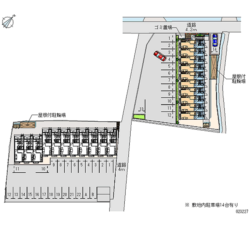 23227 bãi đậu xe hàng tháng