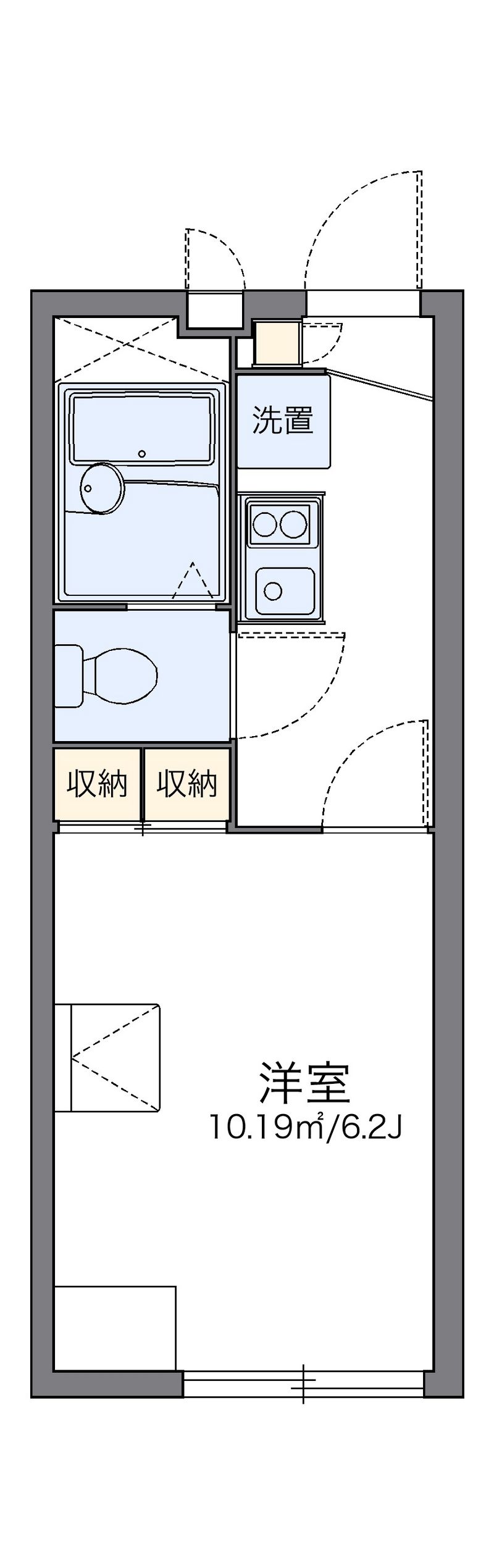 レオパレスパルメリア 間取り