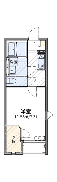 レオネクスト萩ヶ丘 間取り図