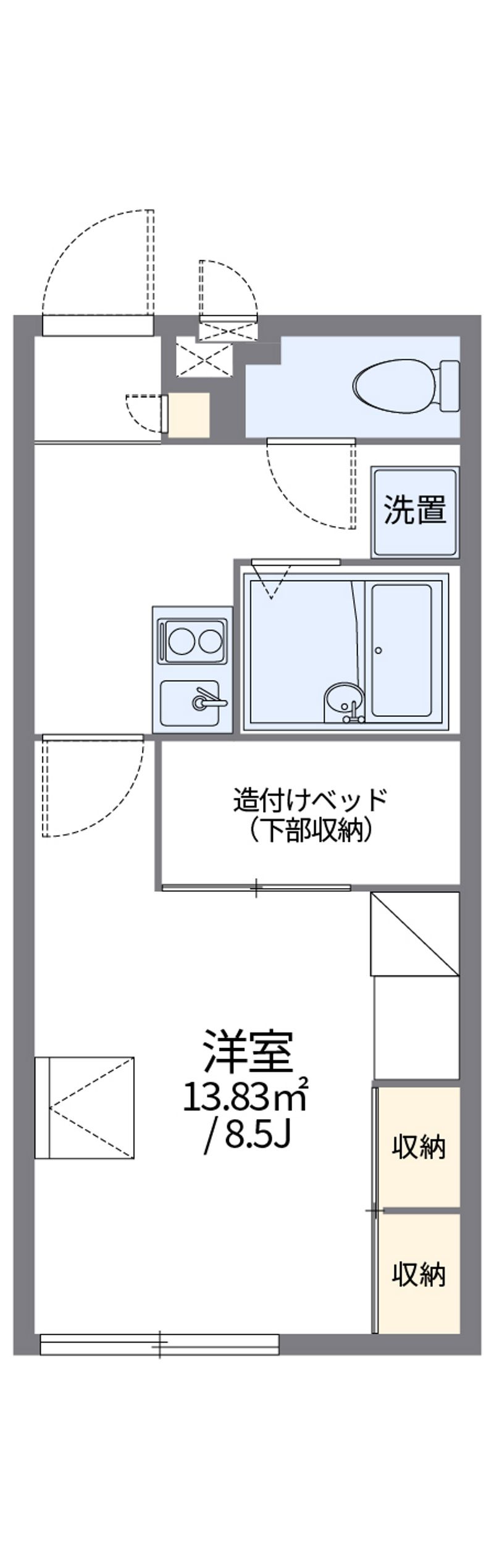 レオパレス町田 間取図