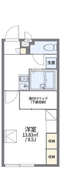 レオパレス町田 間取り図