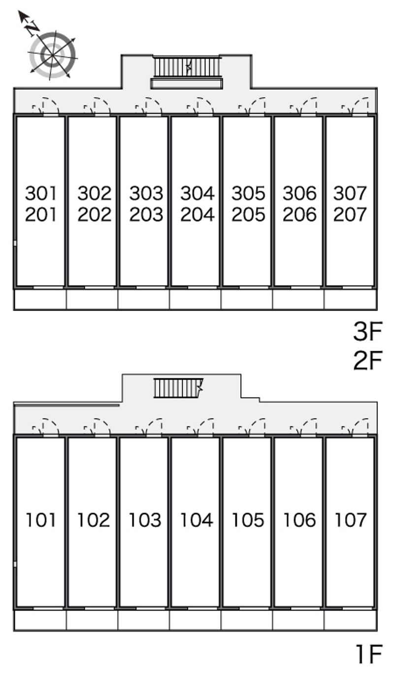 レオネクスト八重 間取配置図