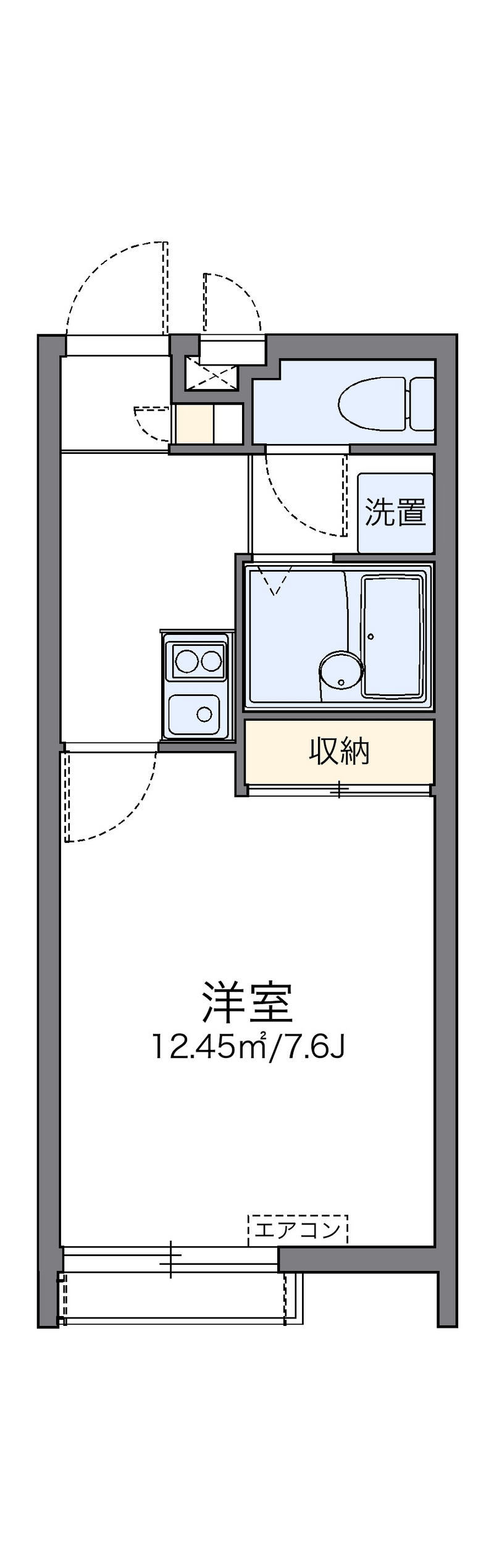レオパレスコーラルリーフ 間取り