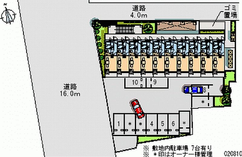 レオパレスサントーヨー 月極駐車場