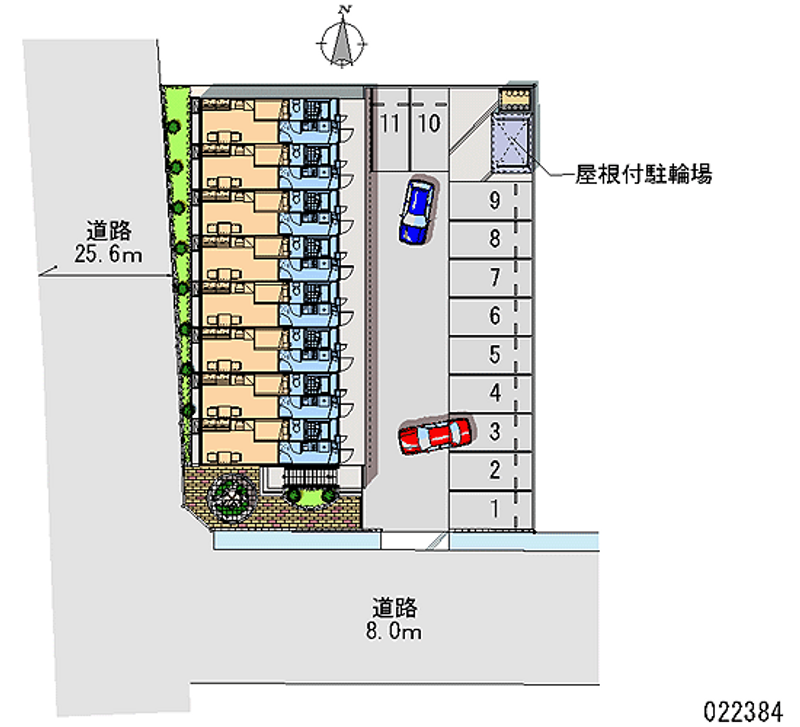 22384 Monthly parking lot