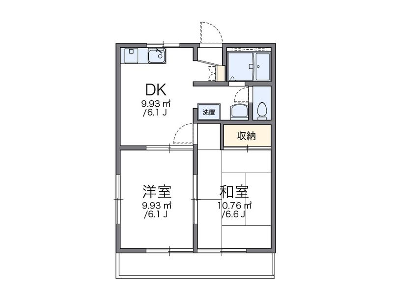 レオパレス永山第２ 間取図