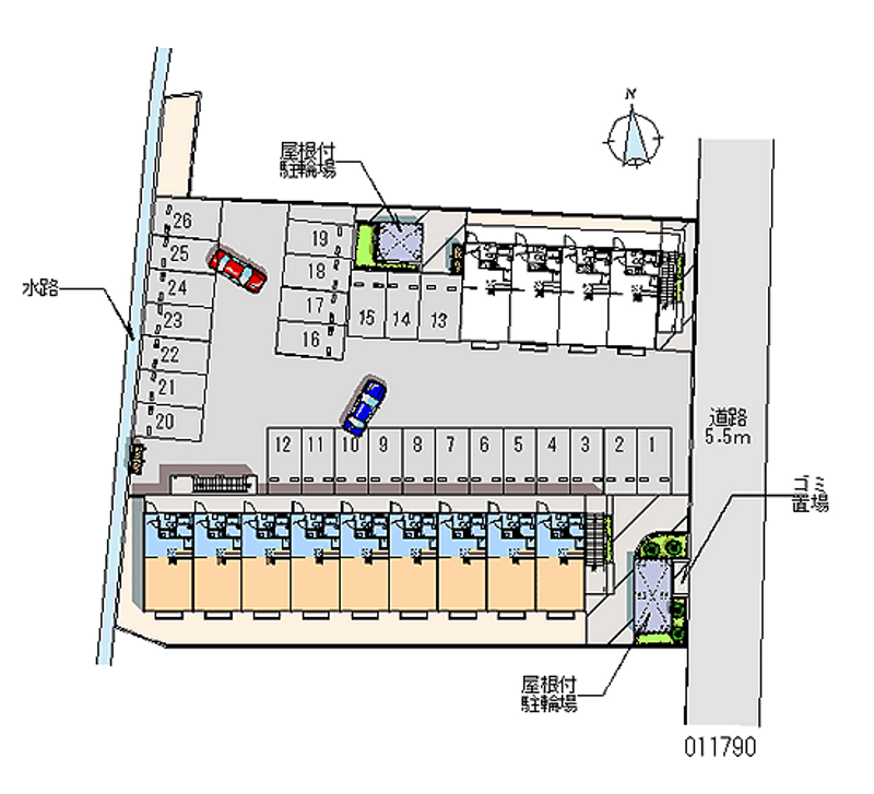 11790 Monthly parking lot