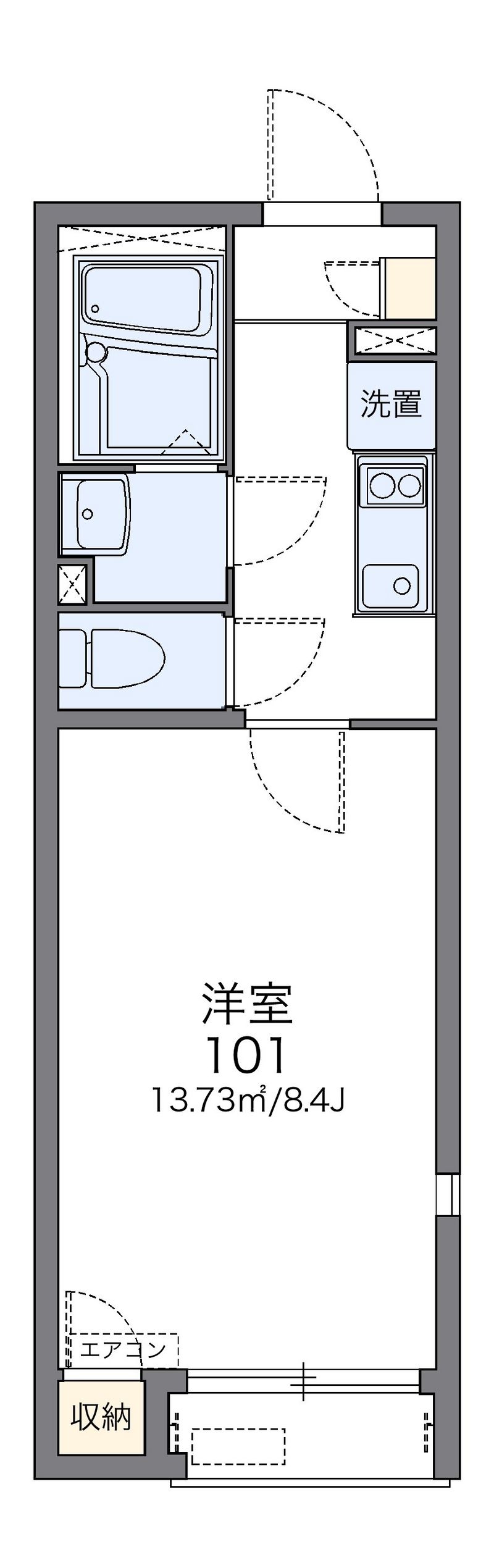 レオネクスト赤坂 間取図