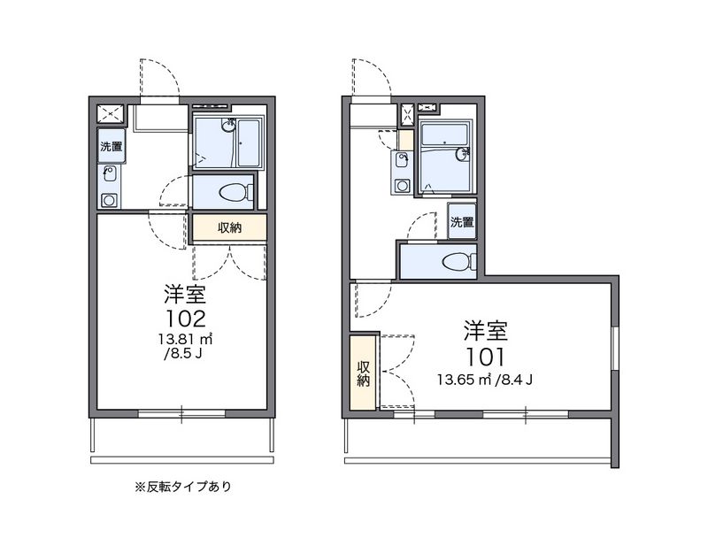 レオパレスＮＩＳＨＩＨＡＲＡ 間取図