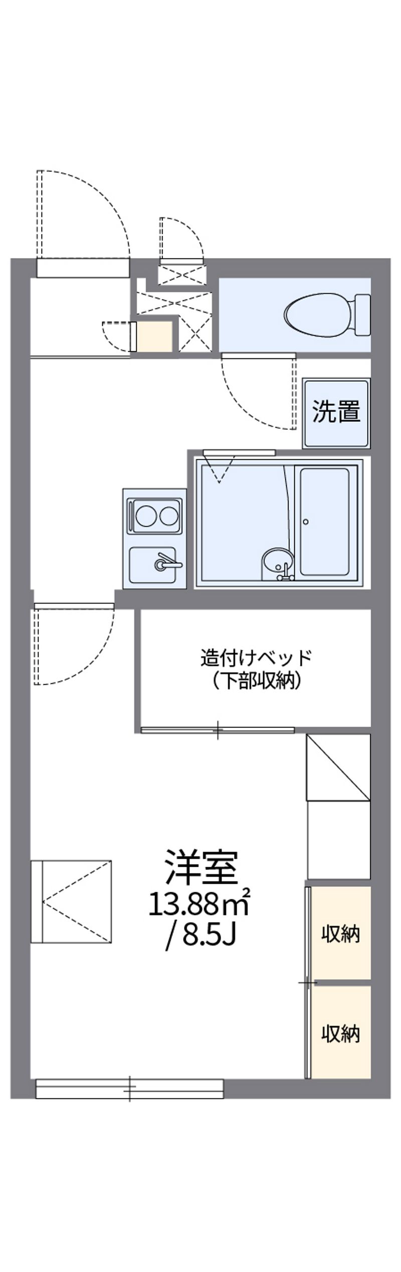 レオパレスＬｕｍｉｎｅ 間取図