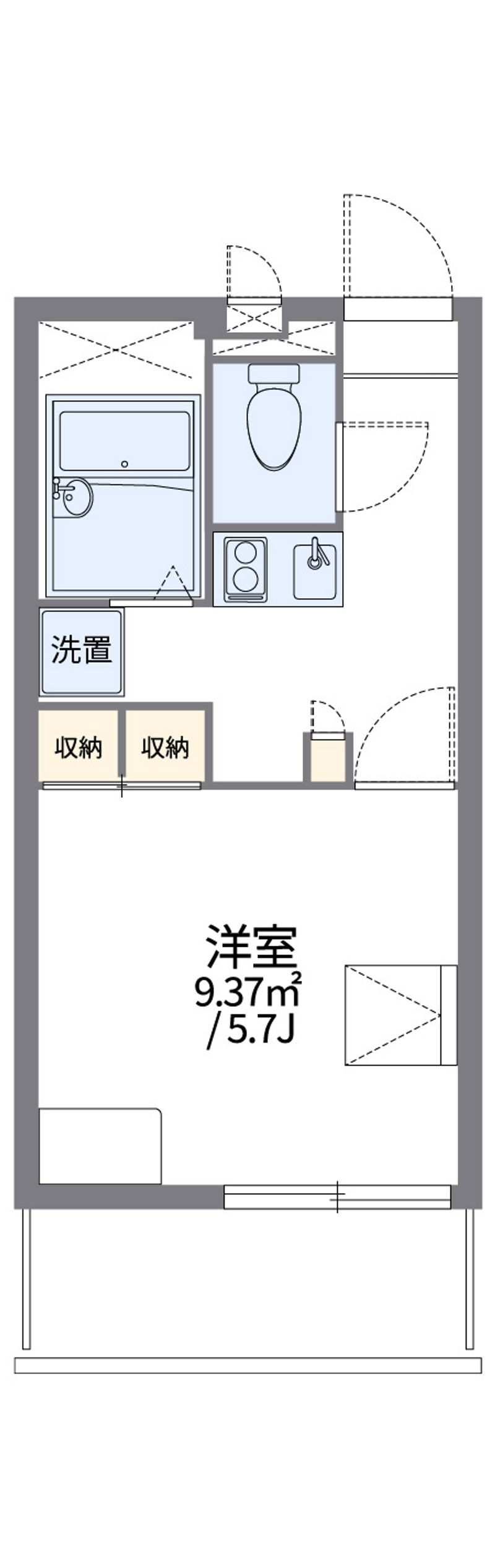 レオパレスユズ 間取り