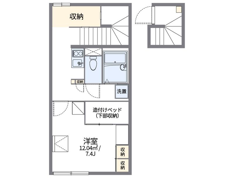 レオパレスさくらやⅢ 間取図