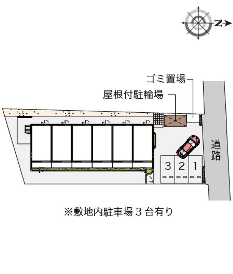 クレイノ浪華Ⅳ 配置図