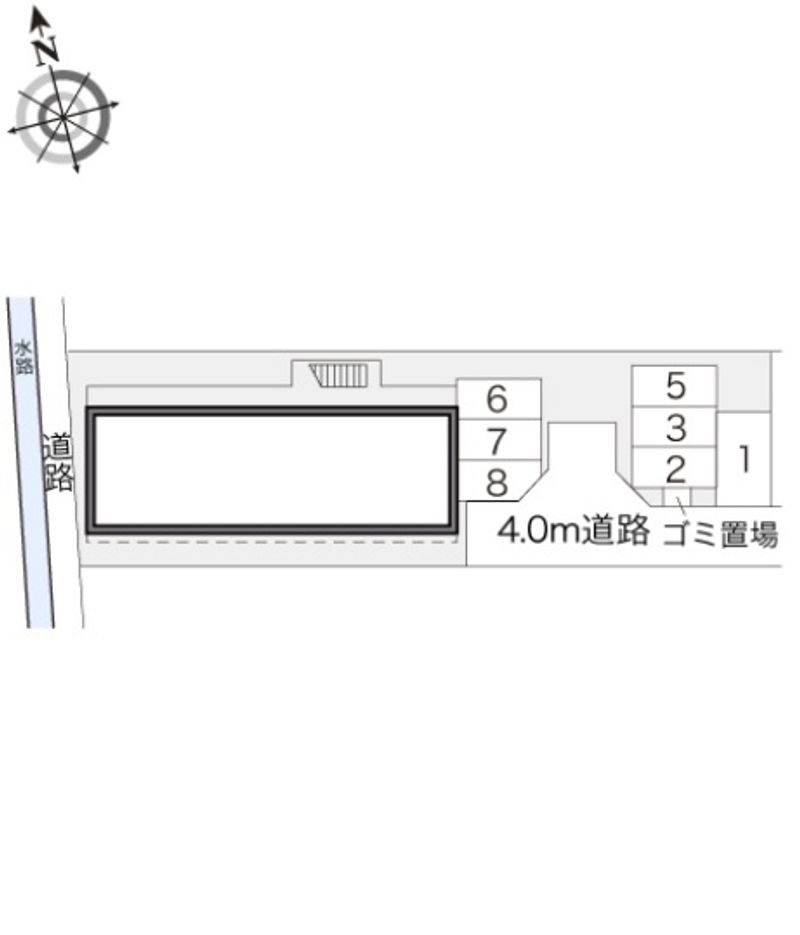 レオパレス薫 駐車場