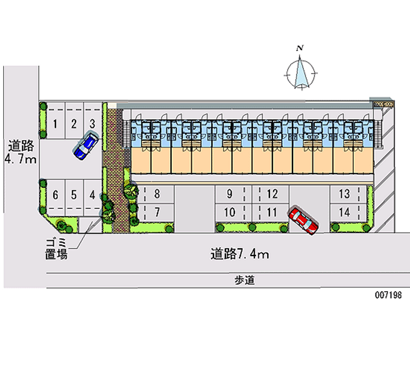 07198月租停车场