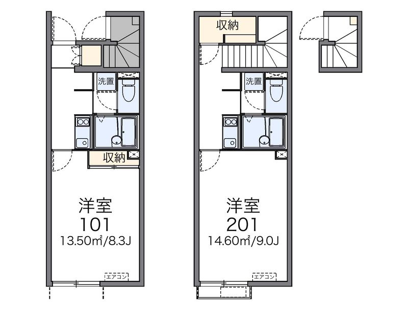 レオネクスト高縄 間取図