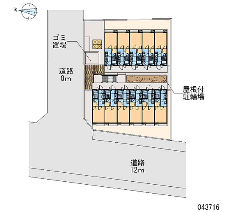 レオパレスブルーシャイン 区画図