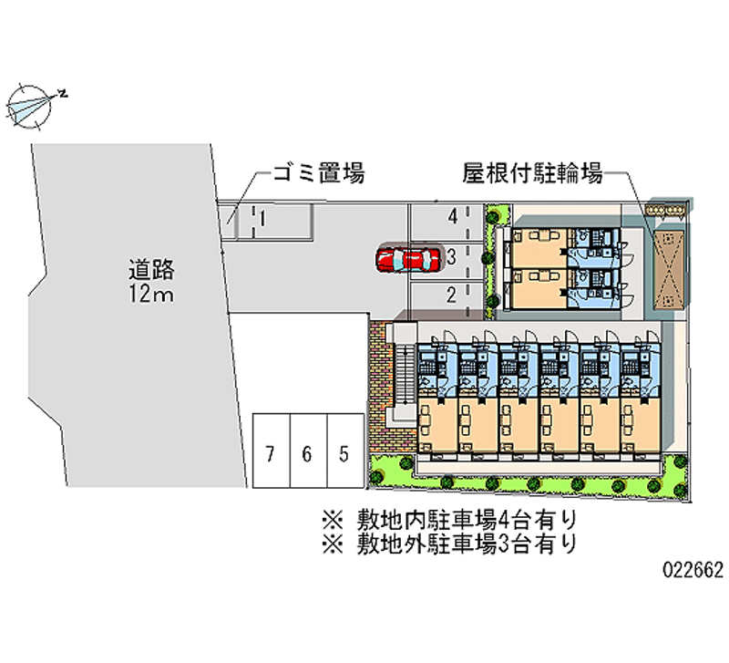 レオパレスＴ＆Ｓ 月極駐車場