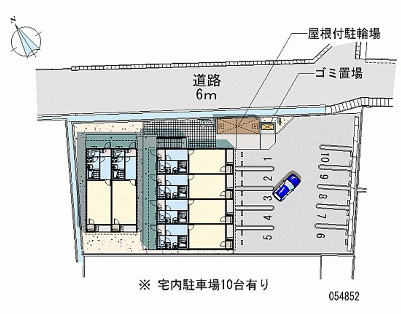 54852月租停車場