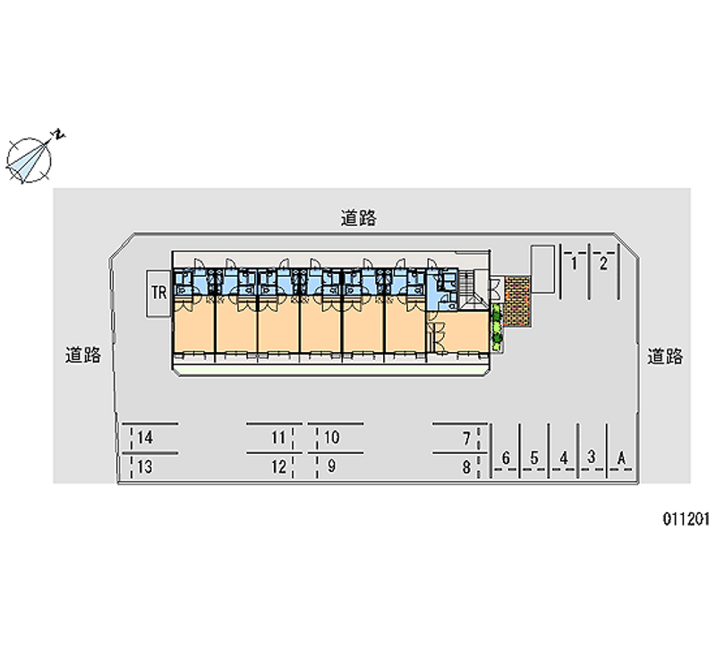 11201 Monthly parking lot