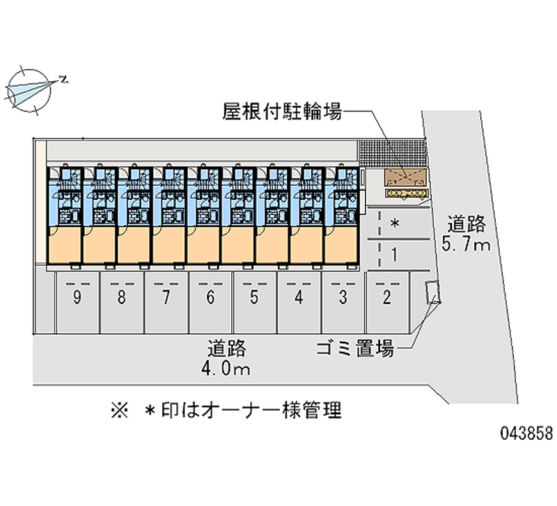 レオネクスト向日葵 区画図