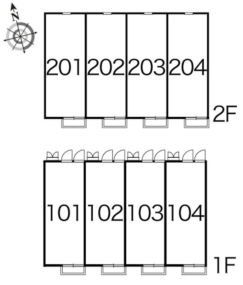 レオパレス野口 間取配置図