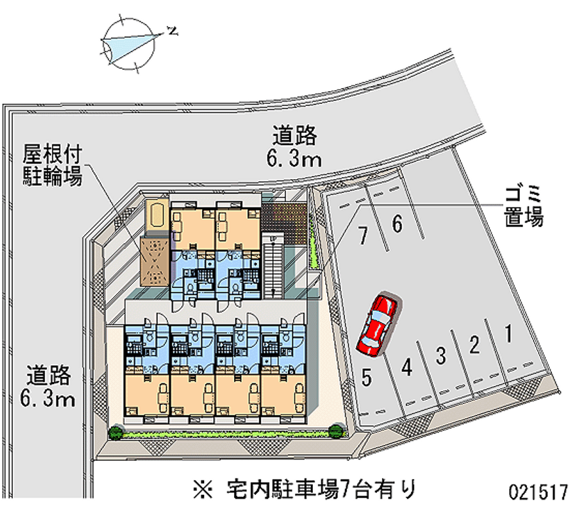 21517 Monthly parking lot