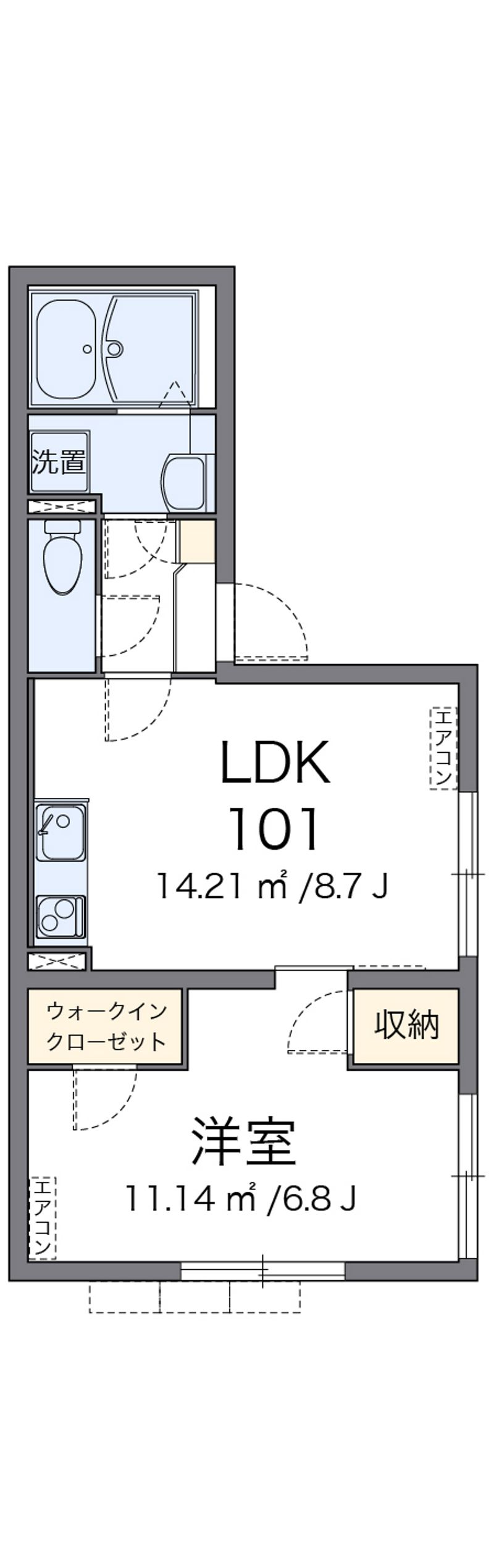 レオネクスト莉音 間取図