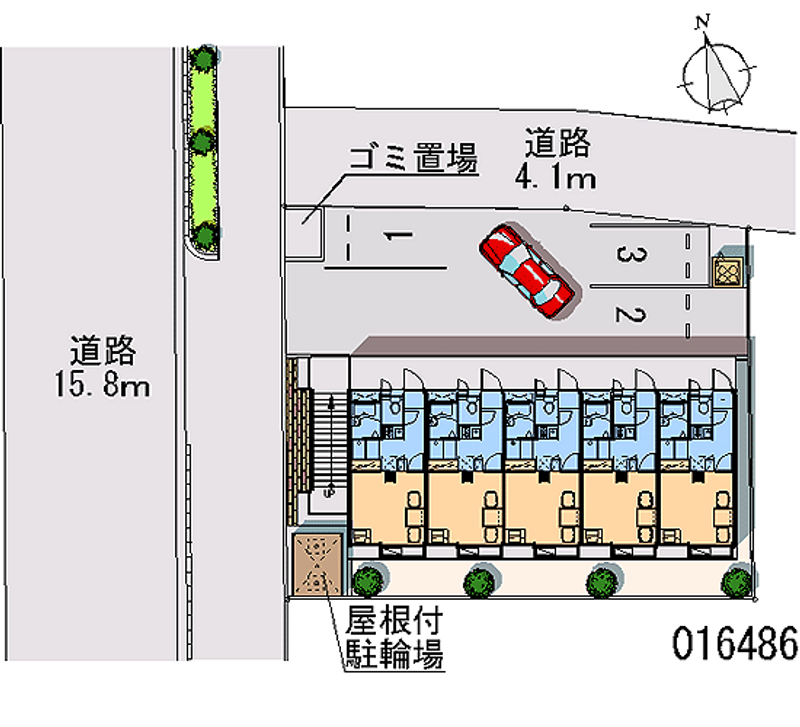 レオパレスサンシャイン南町 月極駐車場