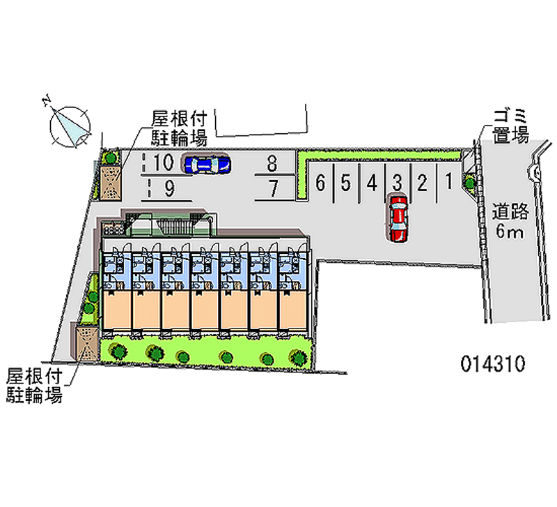 14310 Monthly parking lot