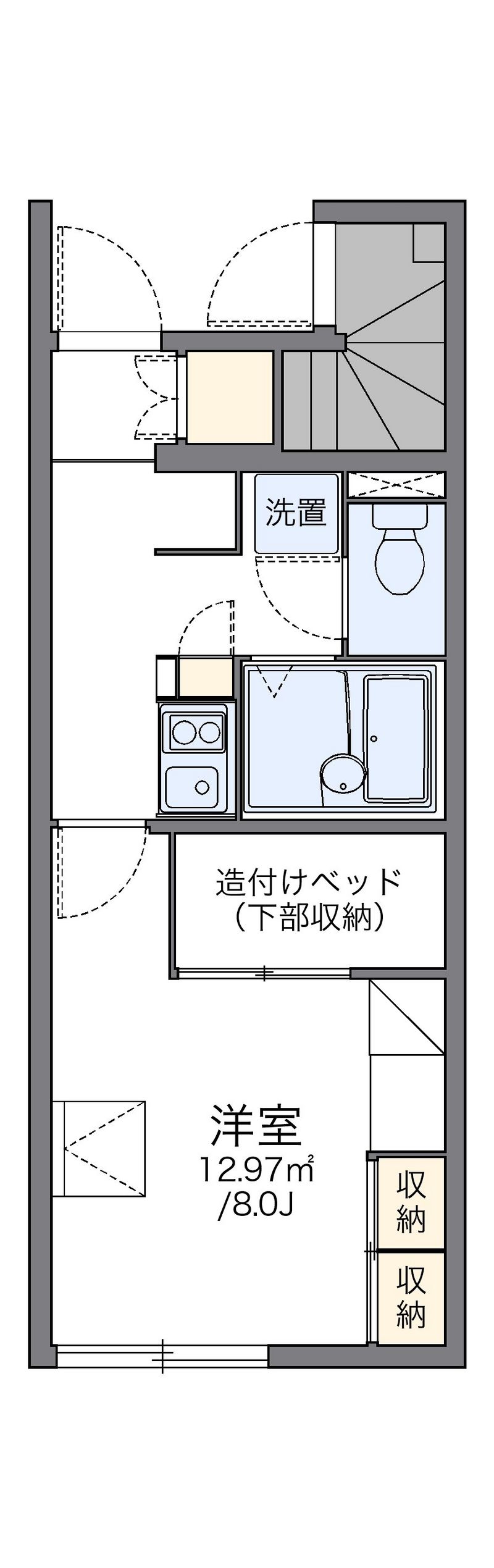 レオパレスフェリーチェ 間取図
