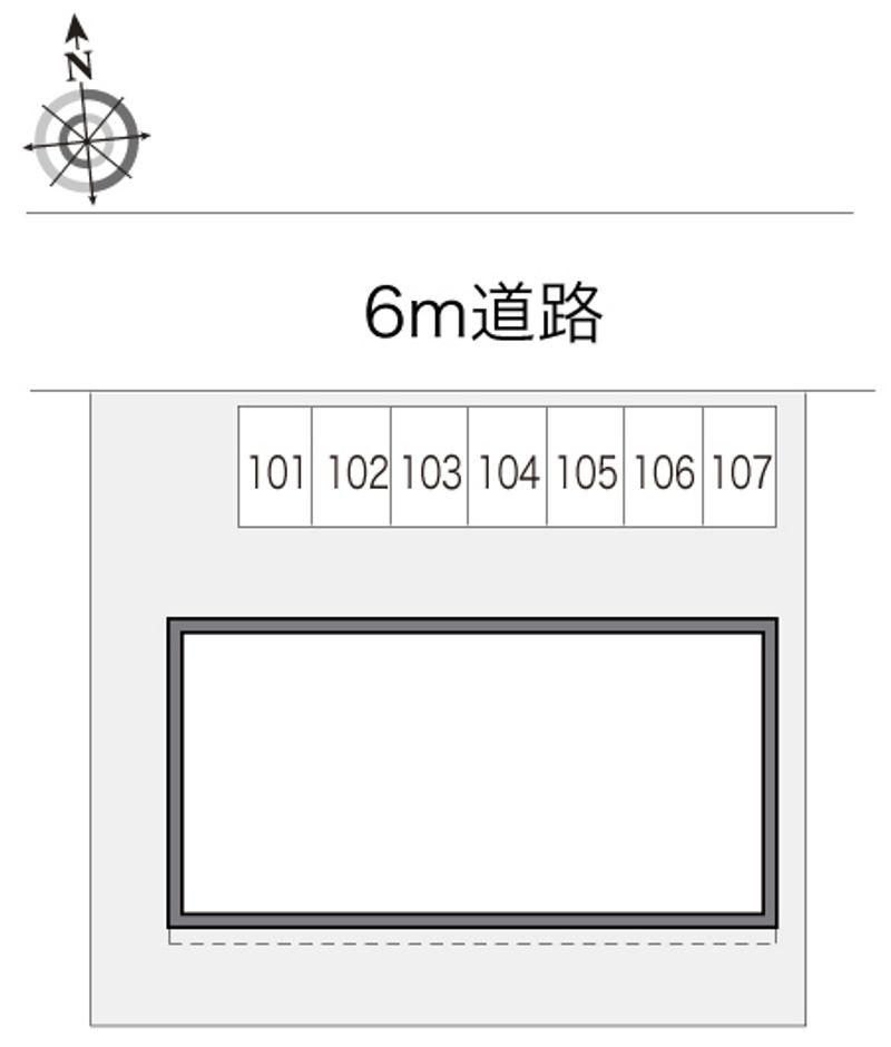 レオパレス内膳 配置図
