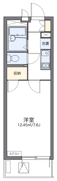 レオパレスエスペランサ 間取り図