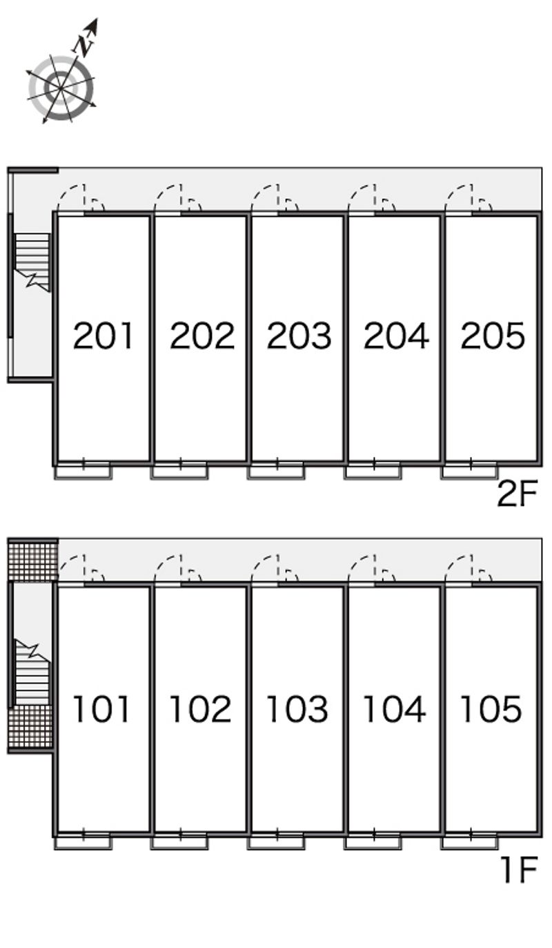 レオネクスト住吉ヒルズⅡ 間取配置図