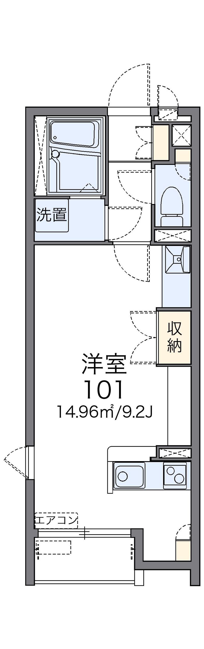 レオネクスト南花屋敷 間取図