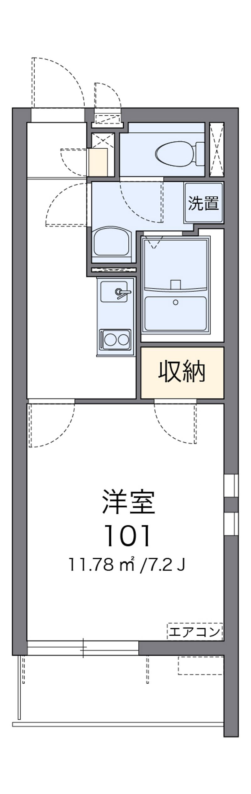 クレイノほっと熊谷 間取図