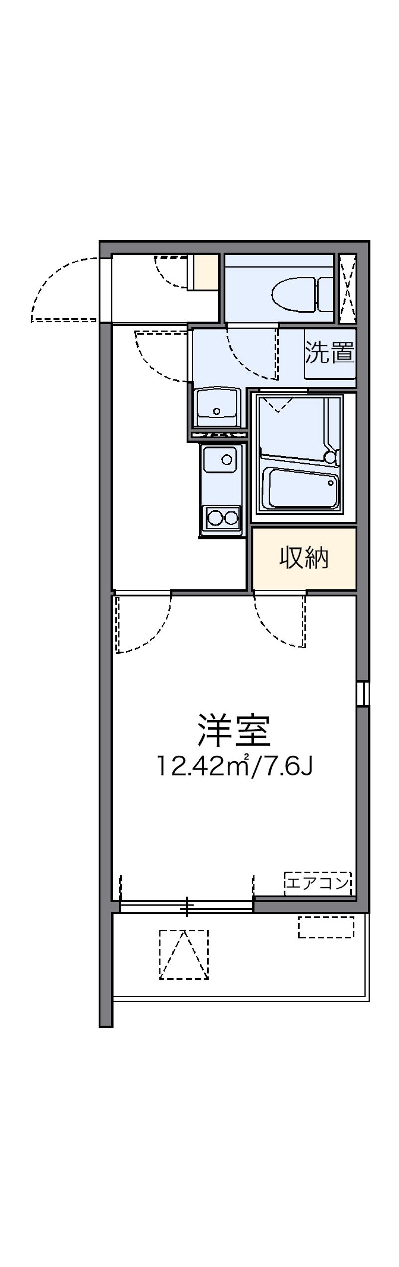 レオネクストニシダイ 間取図