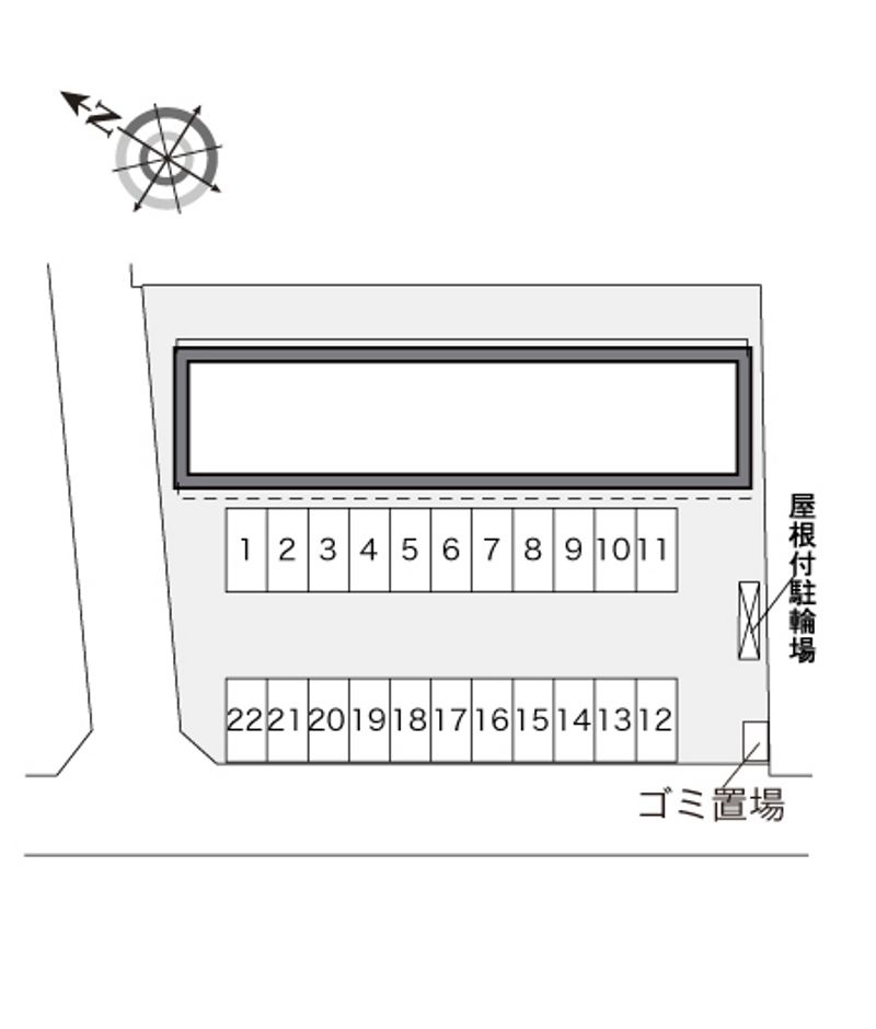 レオパレスグランドール 配置図