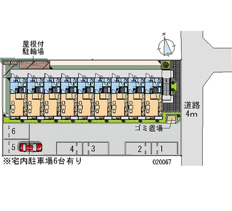 レオパレスパル 月極駐車場