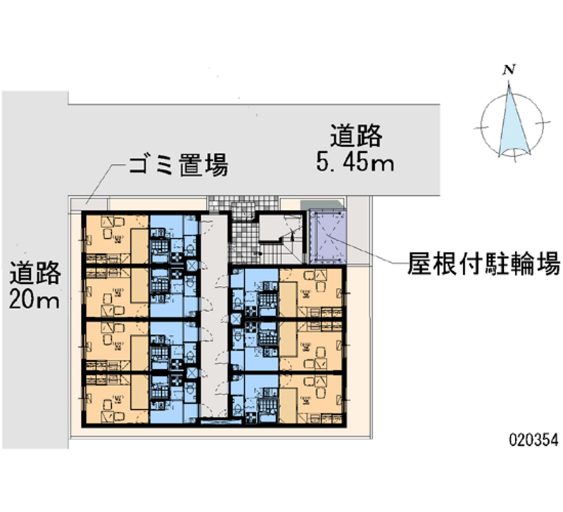 レオパレス越前谷 区画図