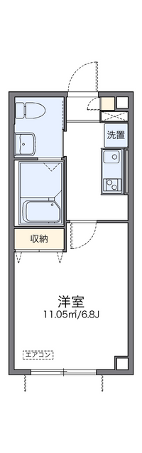 レオパレス香行苑１号 間取り図